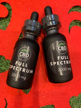 Load image into Gallery viewer, $100 BUNDLE GET 2 CBD OIL TINCTURES FULL SPECTRUM 2000mg 3% THC