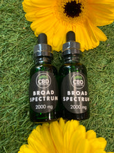 Load image into Gallery viewer, $100 BUNDLE GET 2 CBD OIL TINCTURES 2000mg 0% THC &quot;BROAD SPECTRUM&quot;