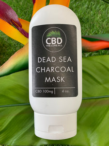 CBD 100mg DEAD SEA CHARCOAL MASK