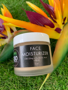 CBD 25mg FACE MOISTURIZER with Dragons Blood