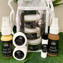 Load image into Gallery viewer, CBD 25MG FACE SKINCARE TRAVEL SET with Dragons Blood