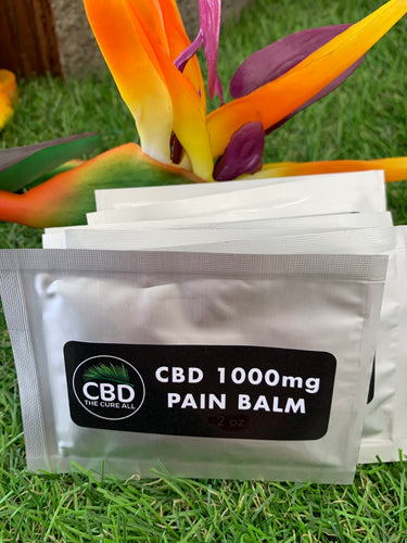 1 TOPICAL PAIN CBD 1000MG MAX PAIN OINTMENT #10 SAMPLE PACKS