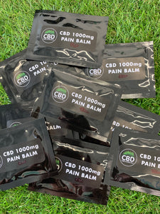 1 TOPICAL PAIN CBD 1000MG MAX PAIN OINTMENT #10 SAMPLE PACKS